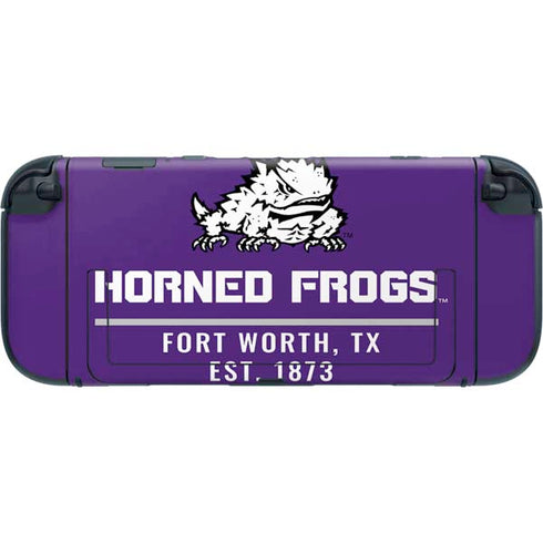 Texas Christian University Horned Frogs Fort Worth Nintendo Switch 2 (2025) with Joy-Con Skin